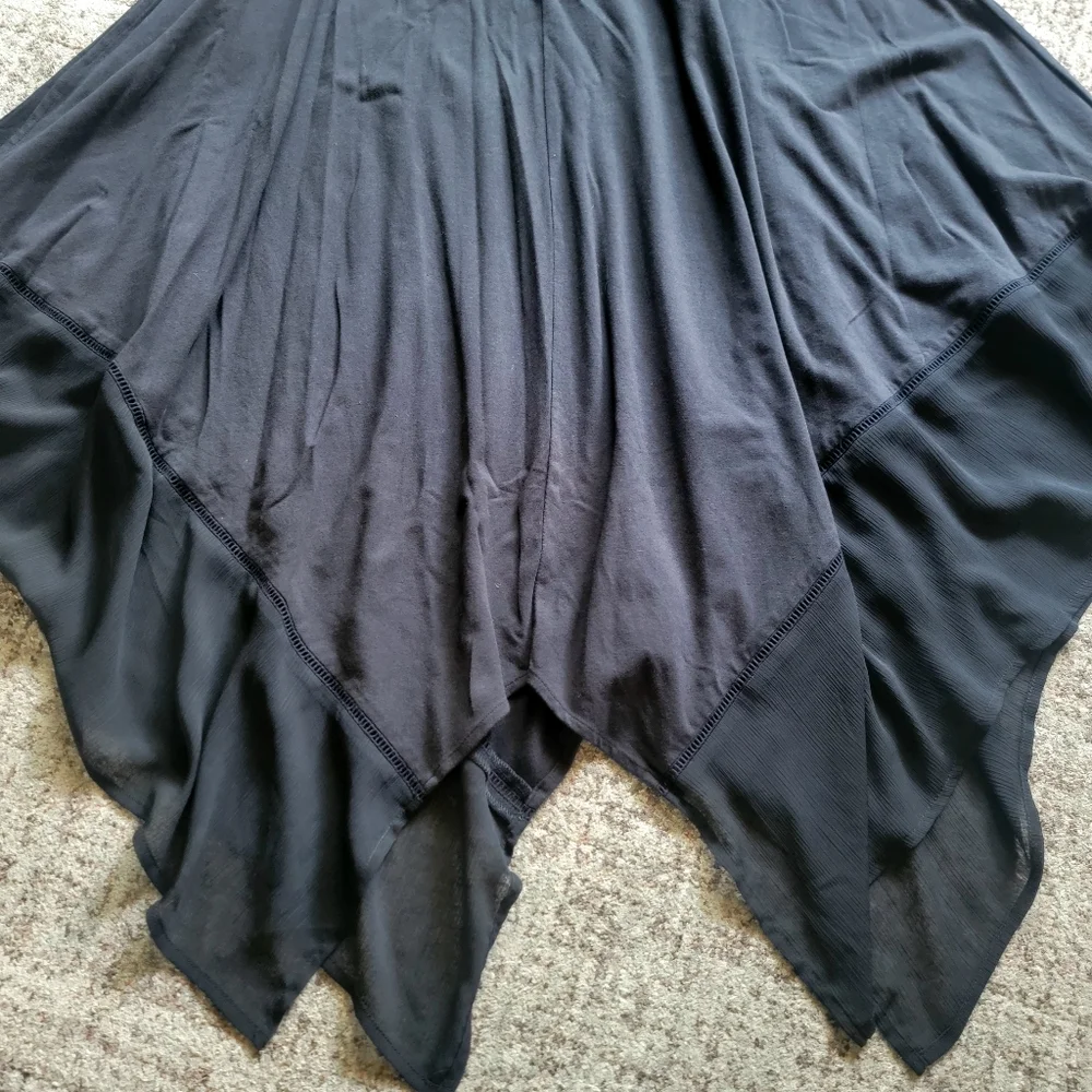 Tommy Bahama Black Scarf Midi Vacation Casual Dress Swim Cover-Up Resort‎ Wear - Picture 6 of 12